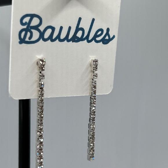 Baubles Chandelier Austrian Crystal Silver Earrings $12 EA or Bundle 3/$20 - Picture 3 of 8